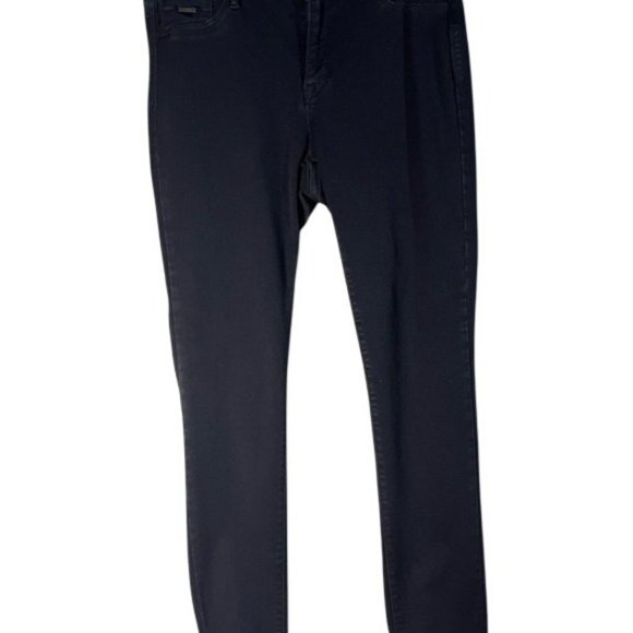 Nine West Black Stretch Skinny Jeans Womens Size 8 Mid Rise Denim Pants - Picture 4 of 9